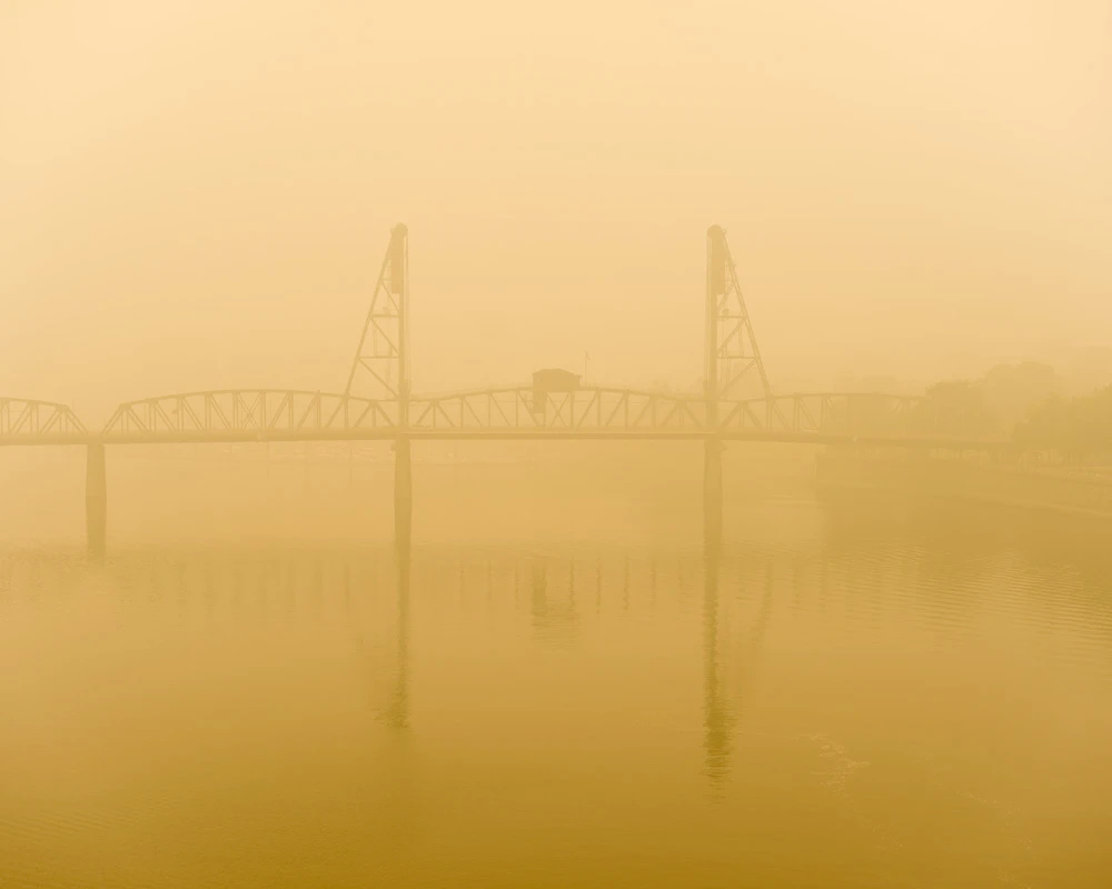 Oregon wildfire smoke photography