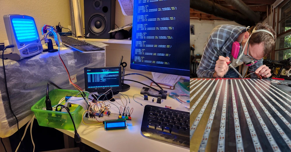 Building and coding an ultraviolet exposure unit to process photopolymer plates